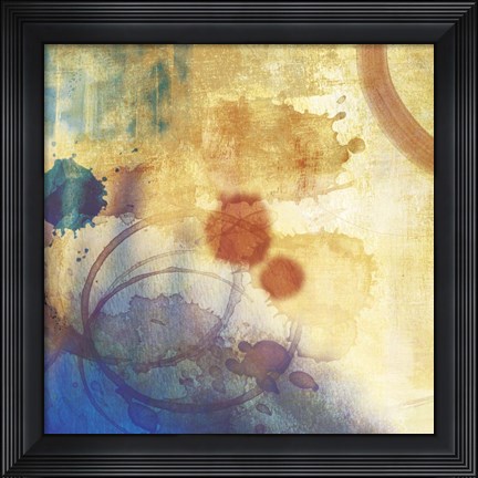 Framed Tie Dye B Print