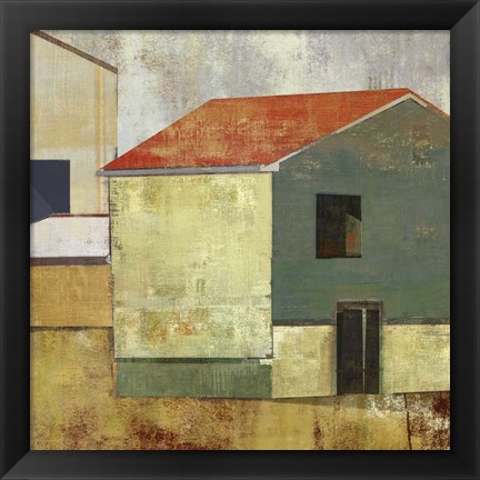 Framed Abstract Construction II Print