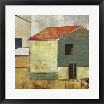 Framed Abstract Construction II Print