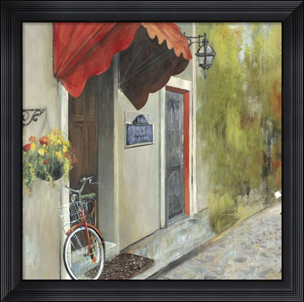 Framed Stopping By Print