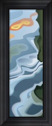 Framed Liquid Waves Print