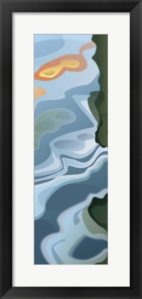 Framed Liquid Waves Print