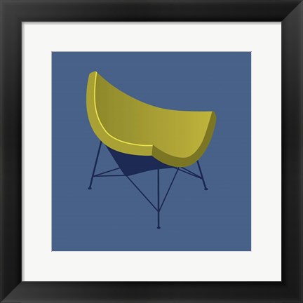 Framed Mid Century Chair I Print