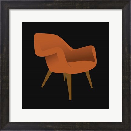 Framed Mid Century Chair II Print
