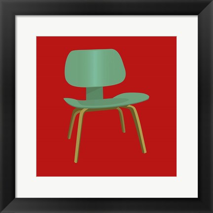 Framed Mid Century Chair III Print