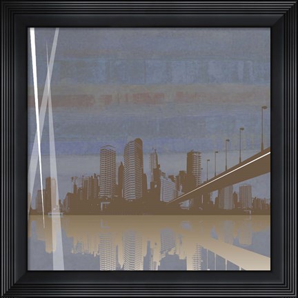Framed City Scape Print