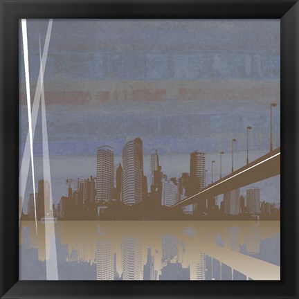 Framed City Scape Print