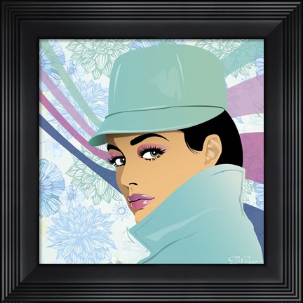 Framed Hello II Print