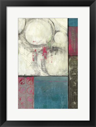 Framed Blue in Motion Print