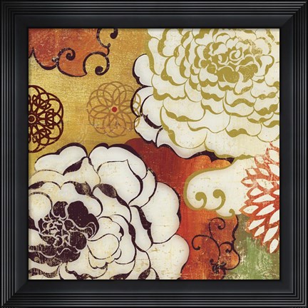 Framed Silk Embers Print