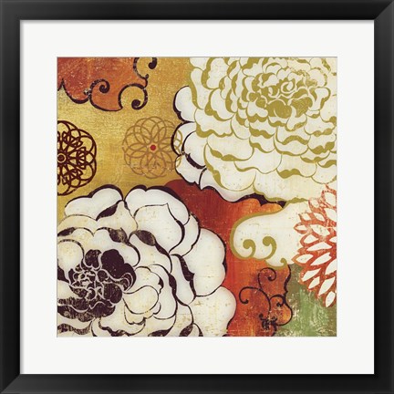 Framed Silk Embers Print