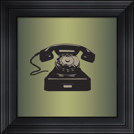 Framed MCM Telephone Print