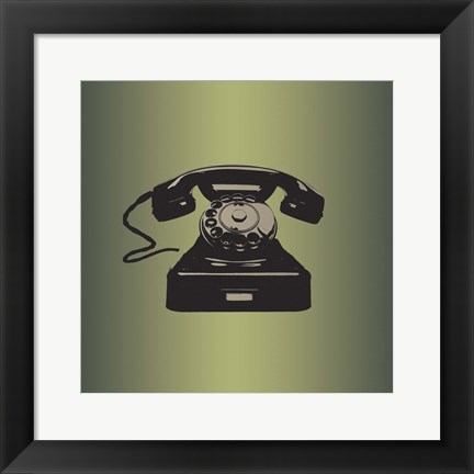 Framed MCM Telephone Print