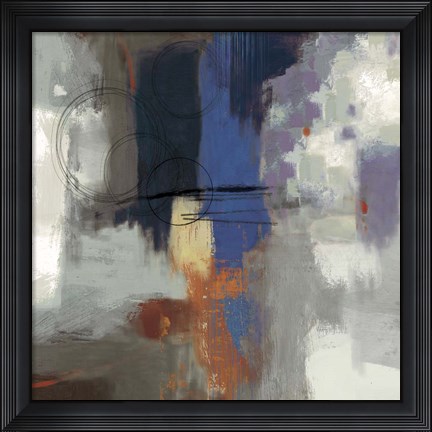 Framed Indigo Touch Print