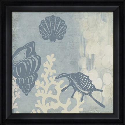 Framed Ocean Life I Print