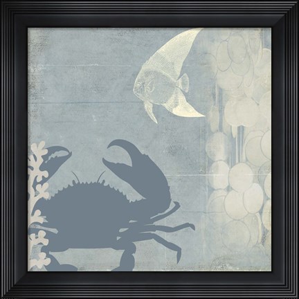 Framed Ocean Life II Print
