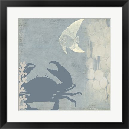 Framed Ocean Life II Print