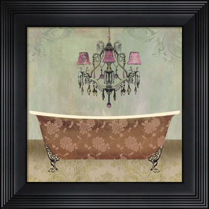 Framed Boudoir Bath I Print