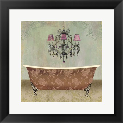 Framed Boudoir Bath I Print