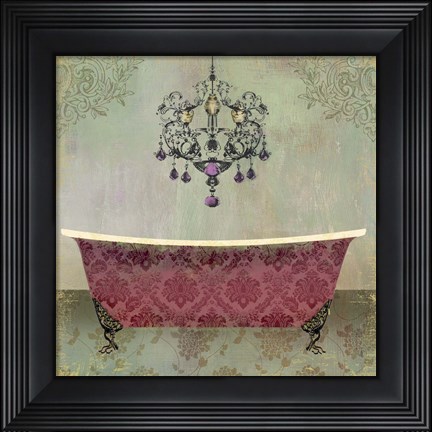Framed Boudoir Bath II Print
