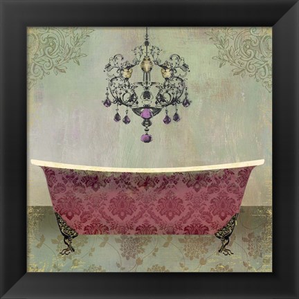 Framed Boudoir Bath II Print