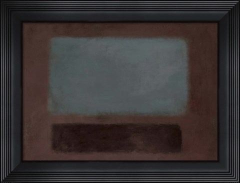 Framed Blue Rush Print