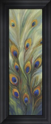 Framed Peacock Tale Print