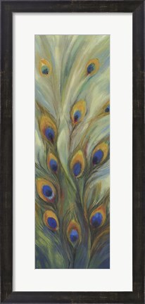 Framed Peacock Tale Print