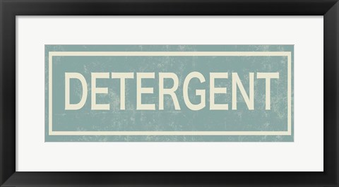 Framed Detergent Print