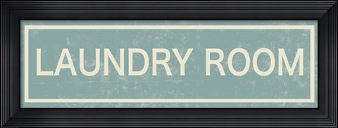 Framed Laundry Room Print