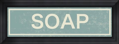 Framed Soap Print