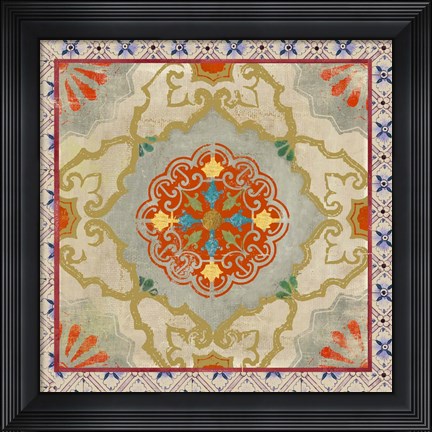Framed Mexi Casa I Print