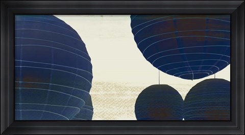 Framed Midnight Lanterns II Print