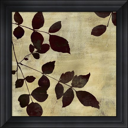 Framed Leaf Study Print