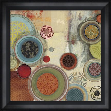 Framed Spherical Sketch I Print