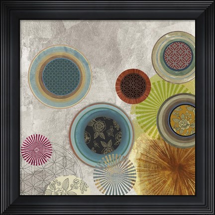 Framed Spherical Sketch II Print