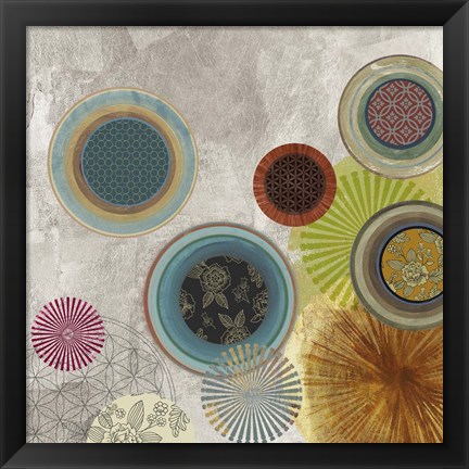 Framed Spherical Sketch II Print