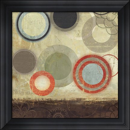 Framed Circles I Print