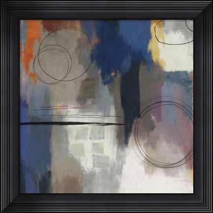 Framed Indigo Touch  II Print