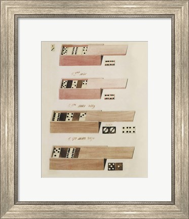 Framed Dominoes Print