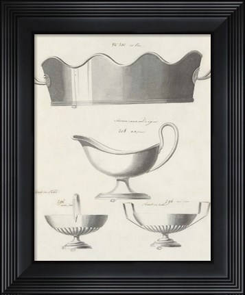 Framed Serverware I Print