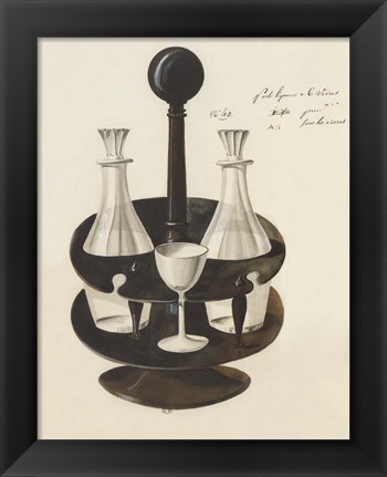 Framed Carafe I Print