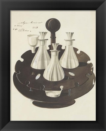 Framed Carafe II Print