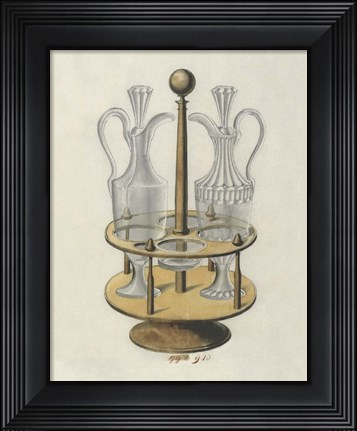 Framed Carafe V Print