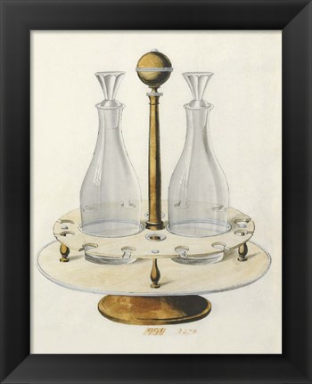 Framed Carafe VI Print