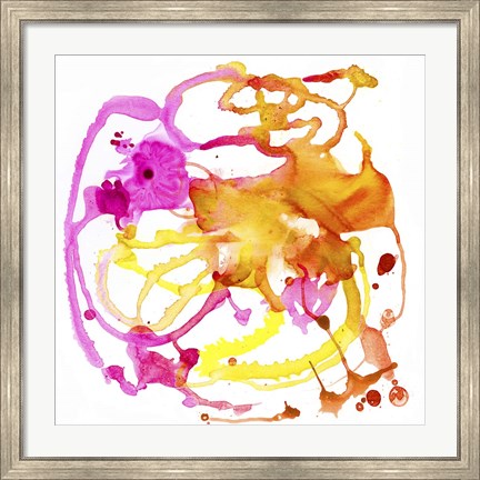 Framed Watercolour Abstract IV Print