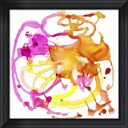Framed Watercolour Abstract IV Print