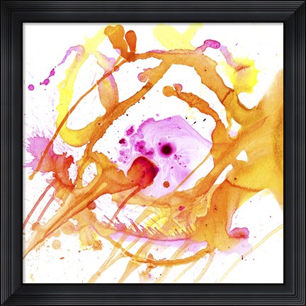 Framed Watercolour Abstract V Print