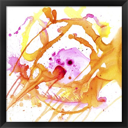 Framed Watercolour Abstract V Print