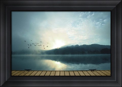 Framed Waterside Print